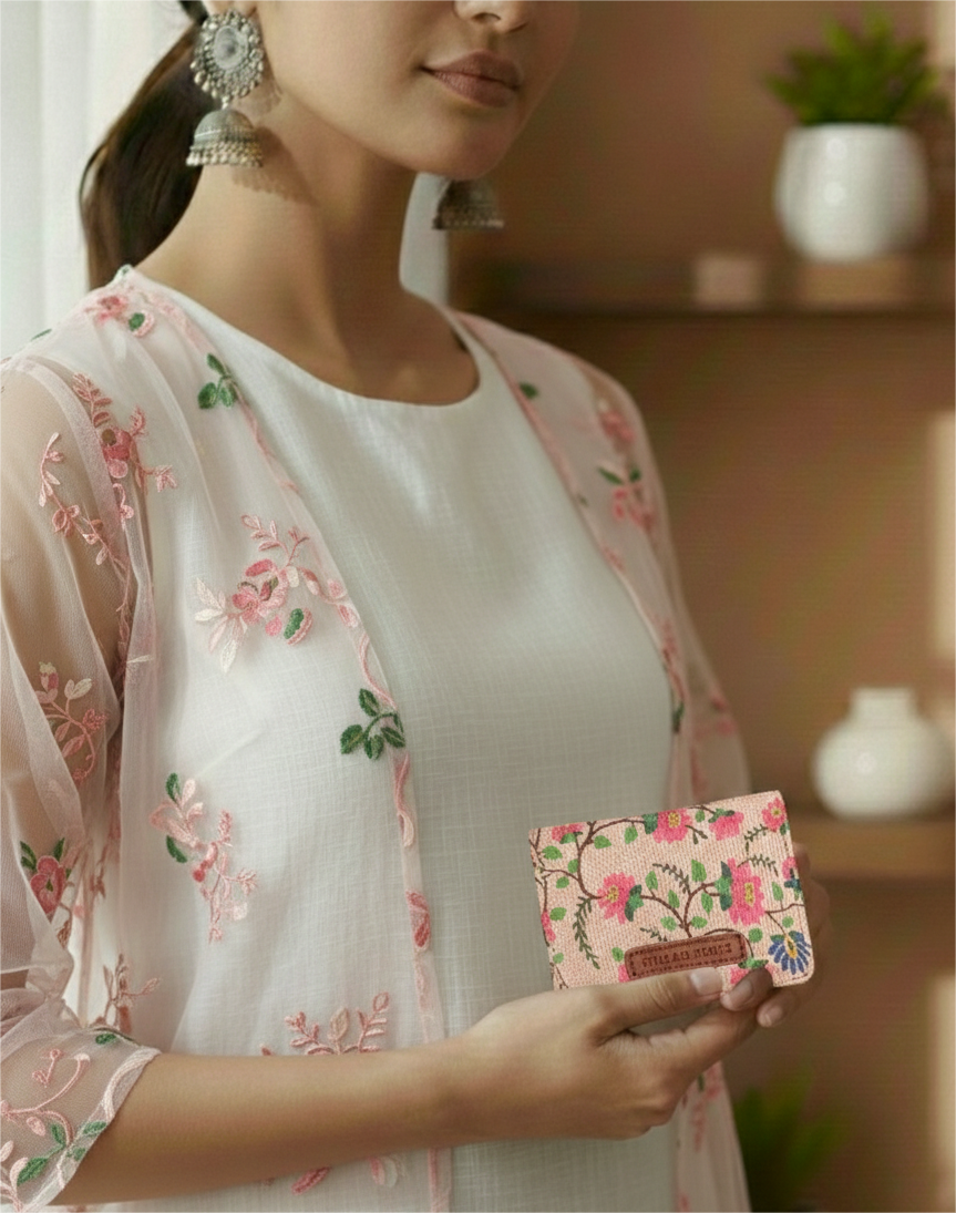 Style and Culture Vegan Floral Mini Wallet