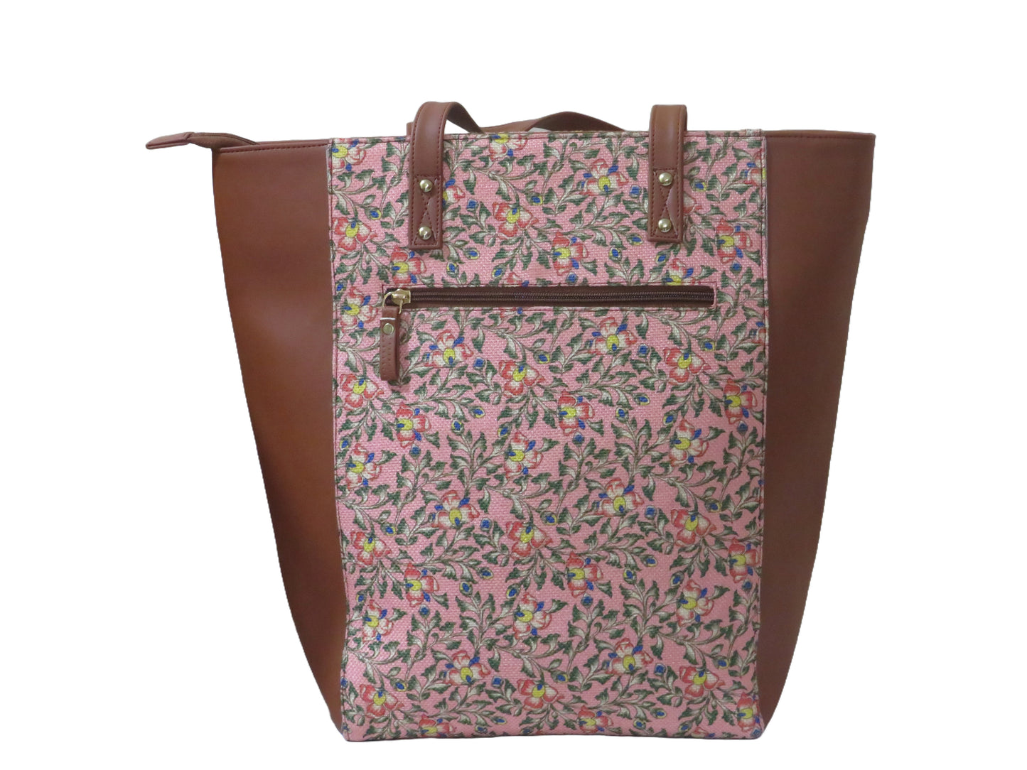 Style and Culture Handcrafted floral design Vegan Tote Bag