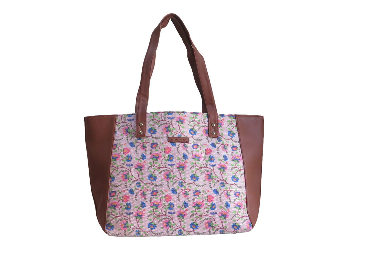 Style and Culture Handcrafted floral design Vegan Tote Bag