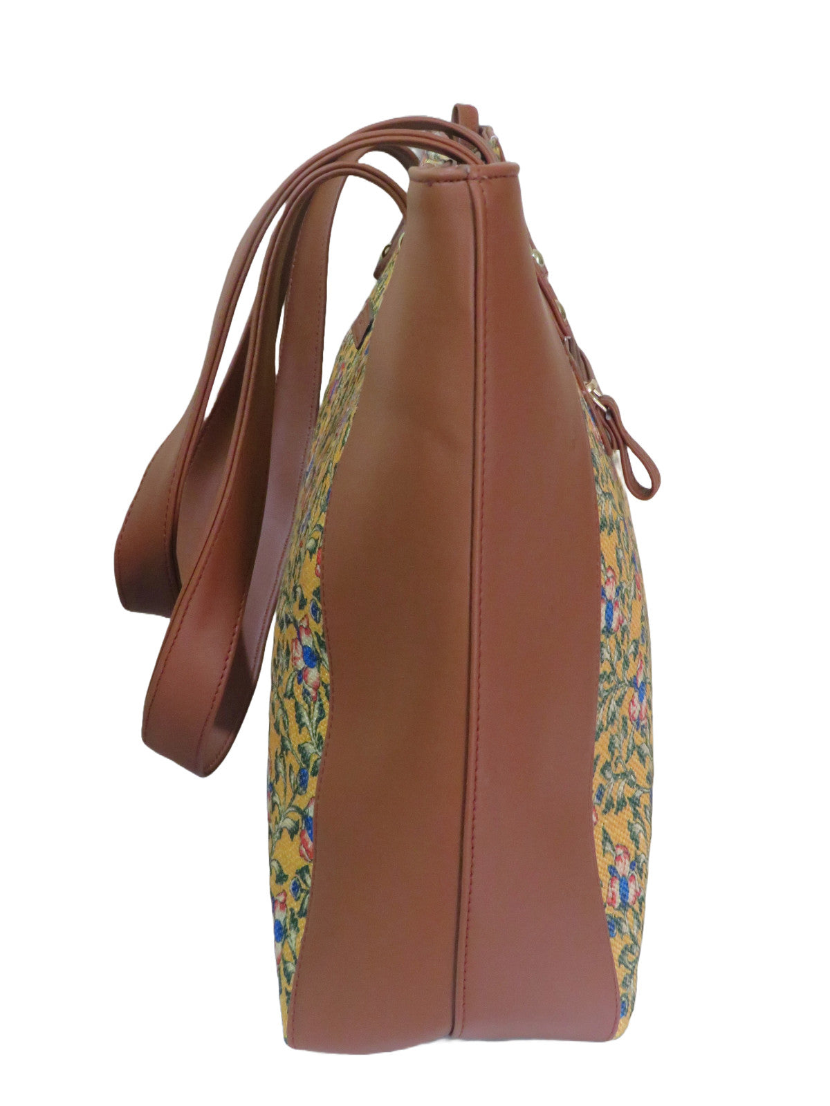 Style and Culture Handcrafted Mariglod Heritage Ceremics floral design Vegan Tote Bag