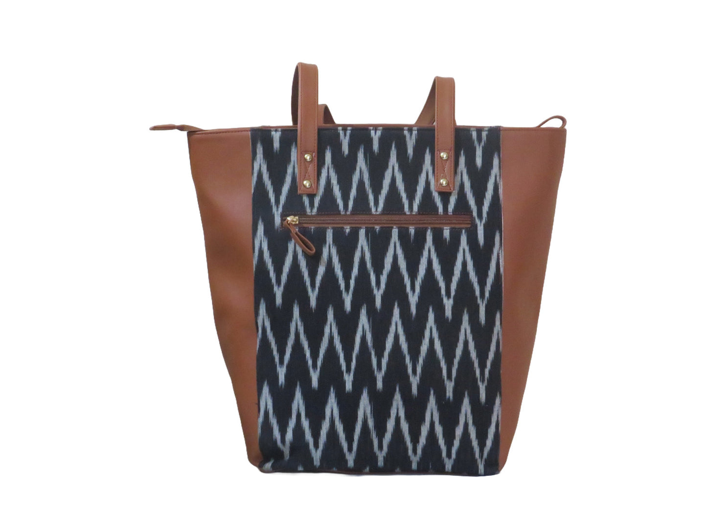 Style and Culture Handcrafted Ikkat design Vegan Tote Bag