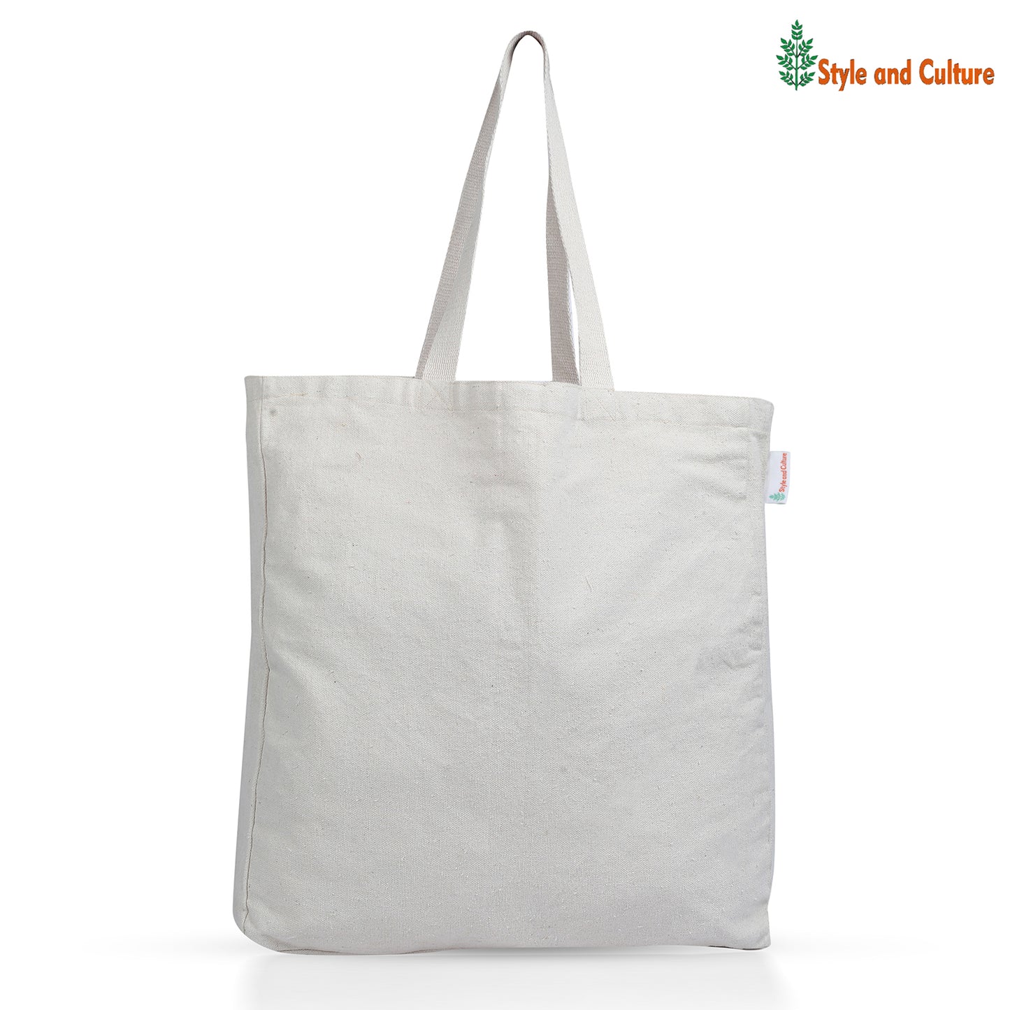 Style and Culture Reusable Canvas tote grocery bag