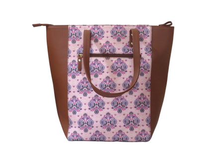 Style and Culture Handcrafted royal peacock design Vegan Tote Bag