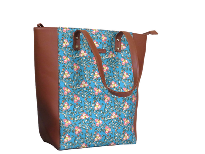 Style and Culture Handcrafted floral design Vegan Tote Bag