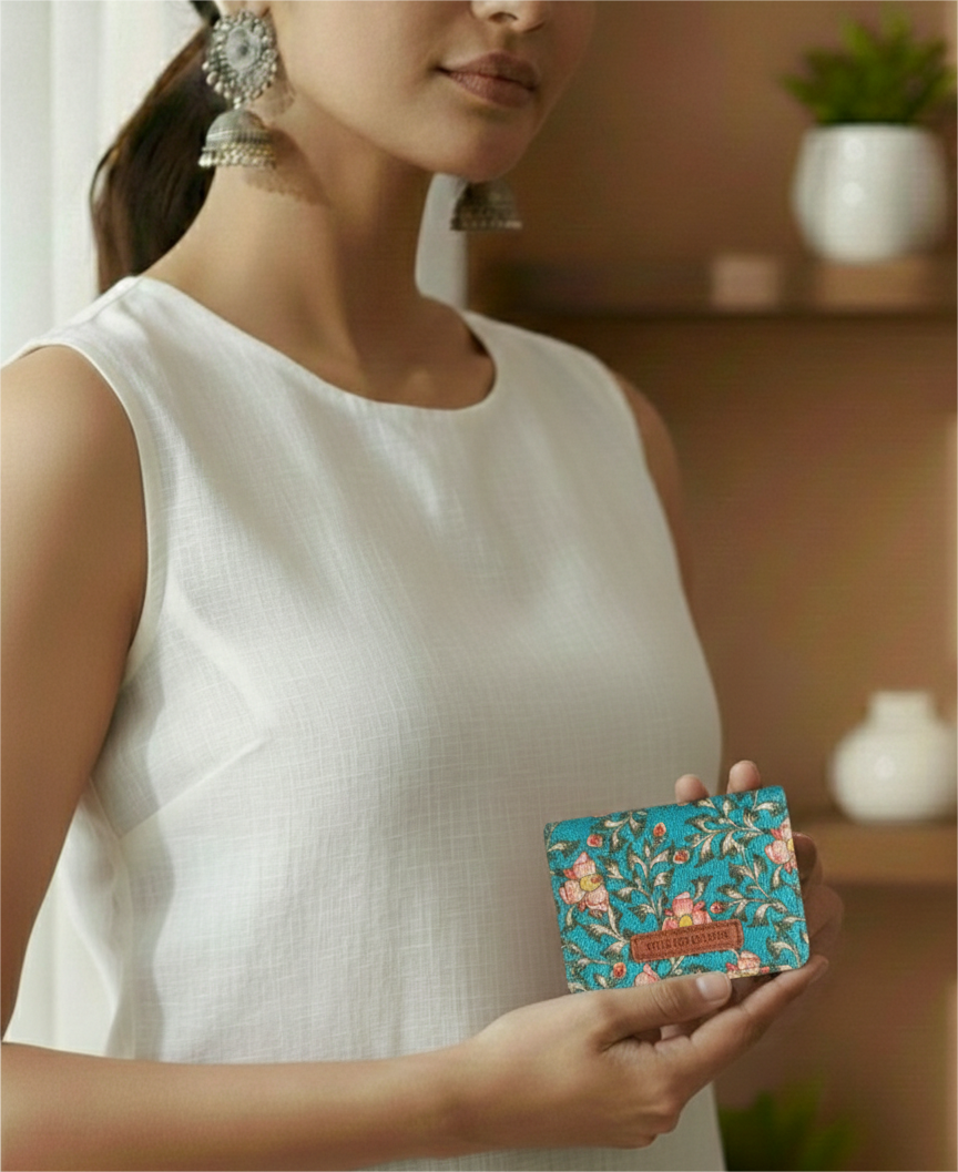 Style and Culture Vegan Floral Mini Wallet