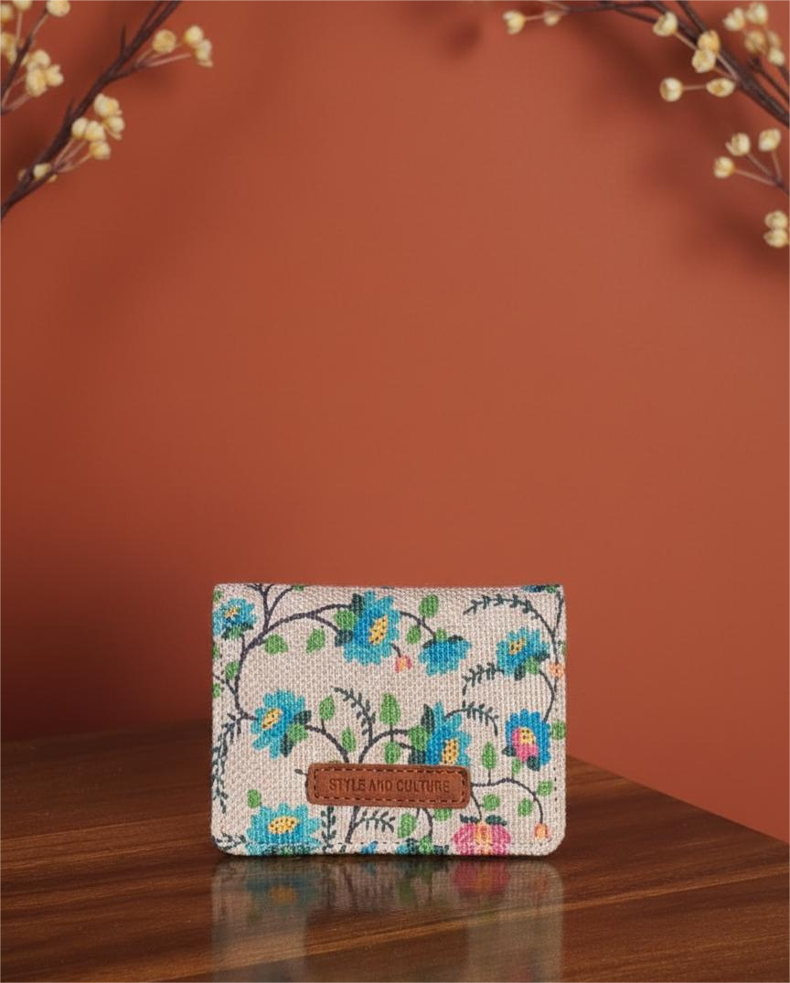 Style and Culture Vegan Floral Mini Wallet