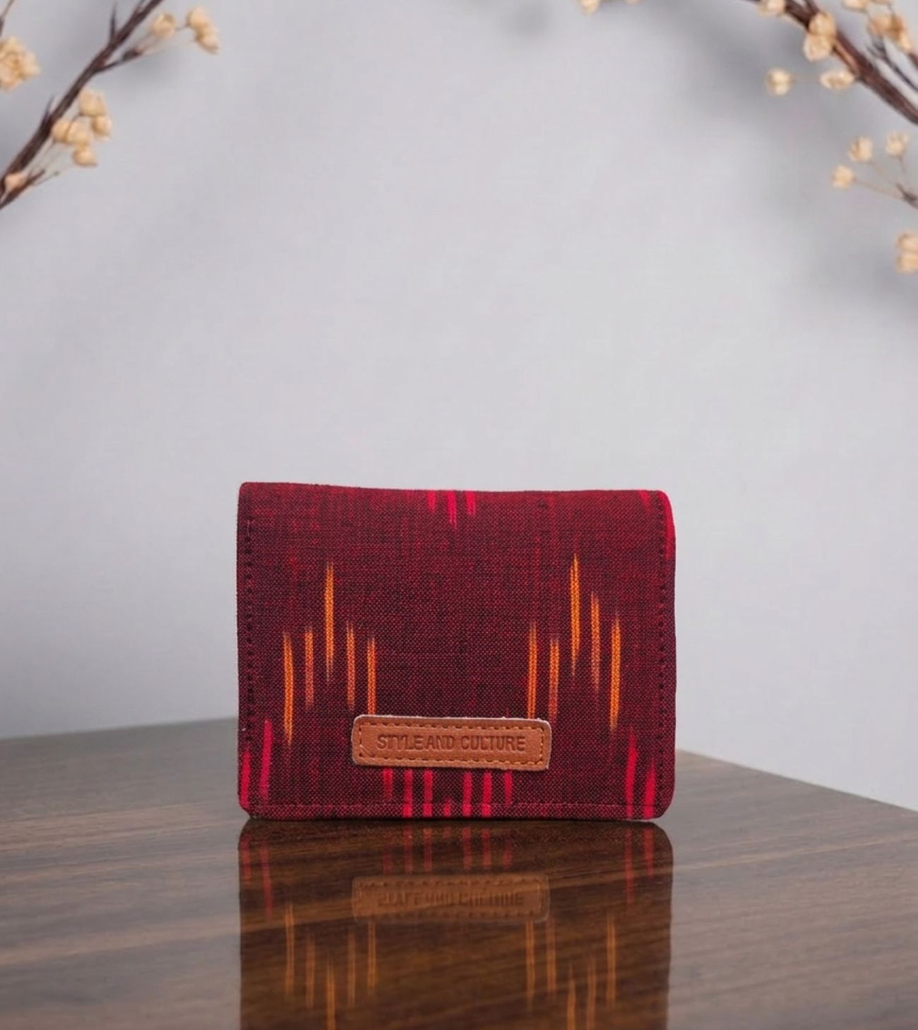 Style and Culture Vegan Ikat Mini Wallet