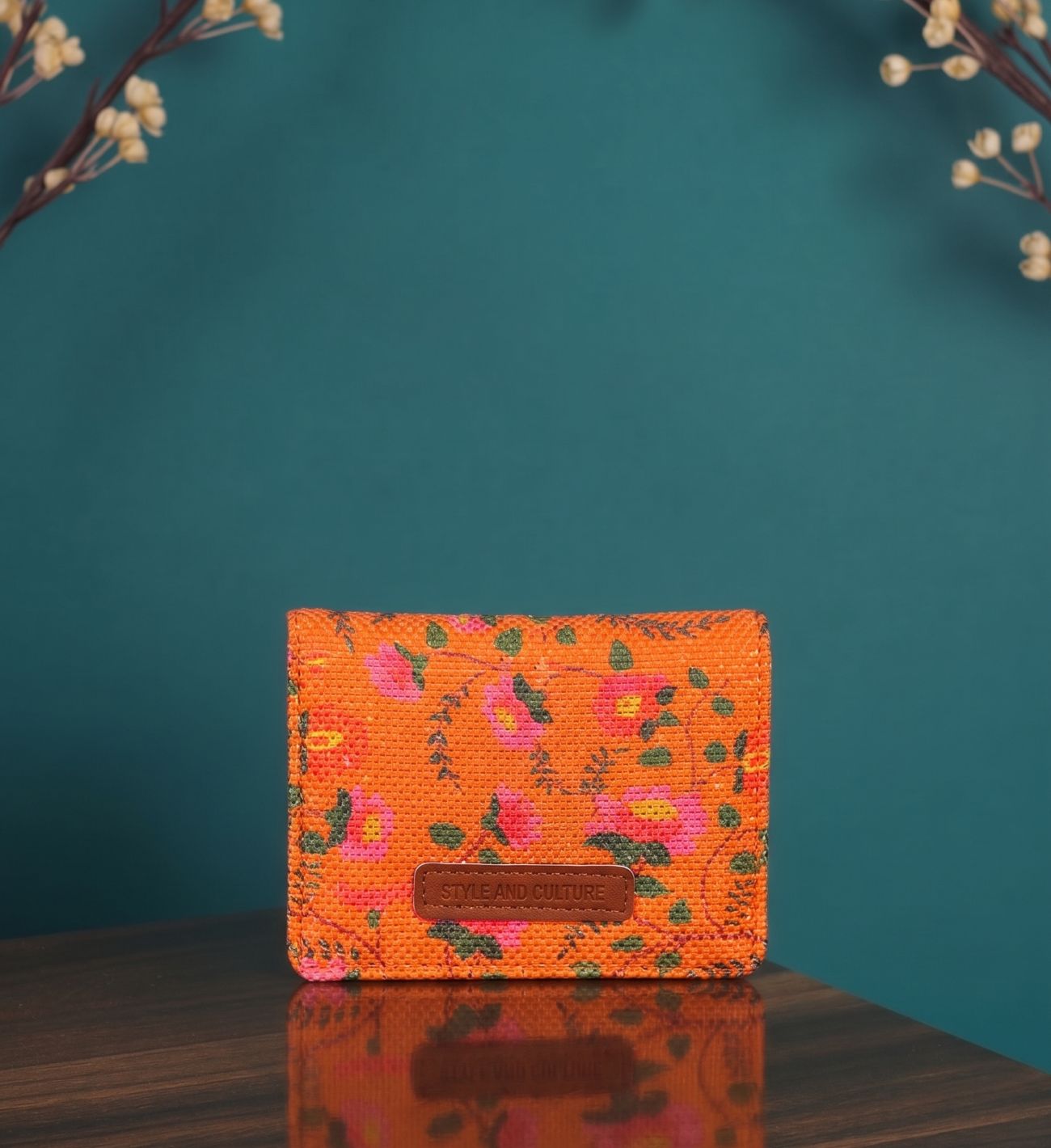 Style and Culture Vegan Floral Mini Card Wallet