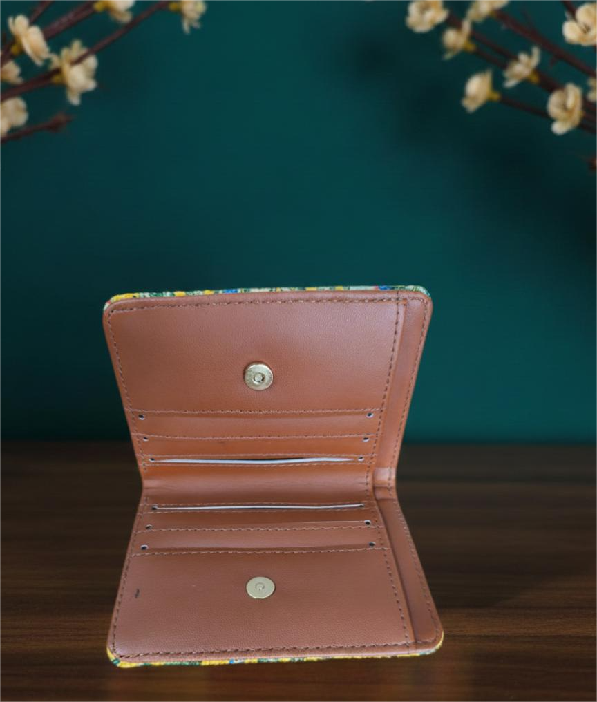 Style and Culture Vegan Floral Mini Wallet