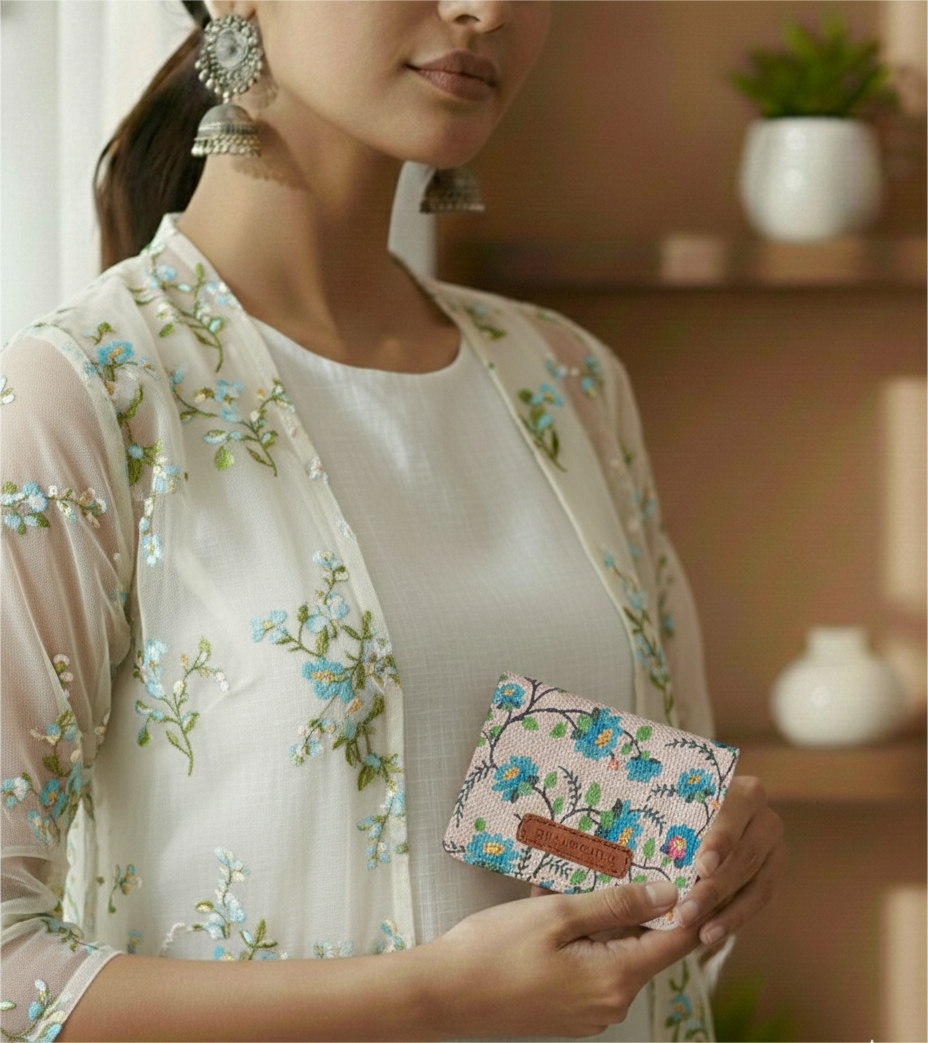 Style and Culture Vegan Floral Mini Wallet