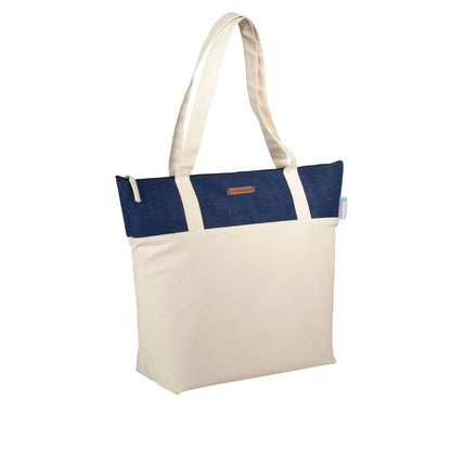 Style and Culture Jute Canvas Tote Bag