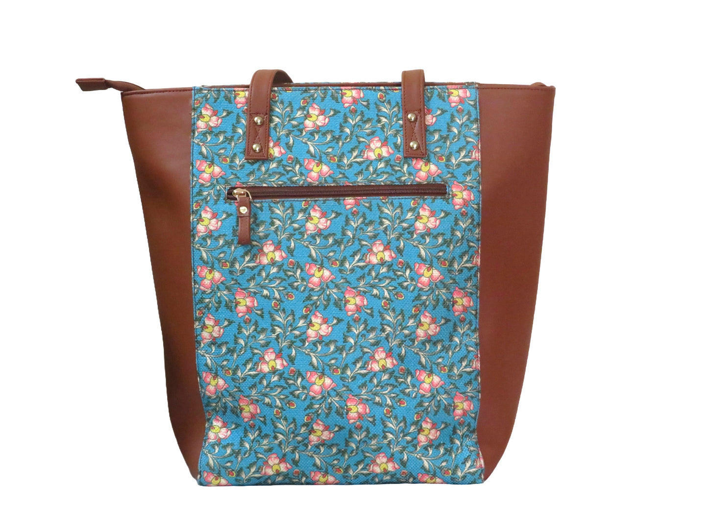 Style and Culture Handcrafted floral design Vegan Tote Bag